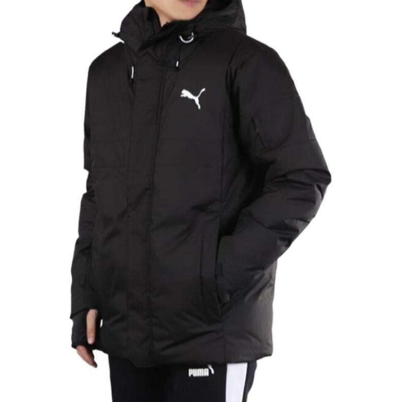 PUMA Down Jackets Men's Black Hooded Moderate Other 530695-01