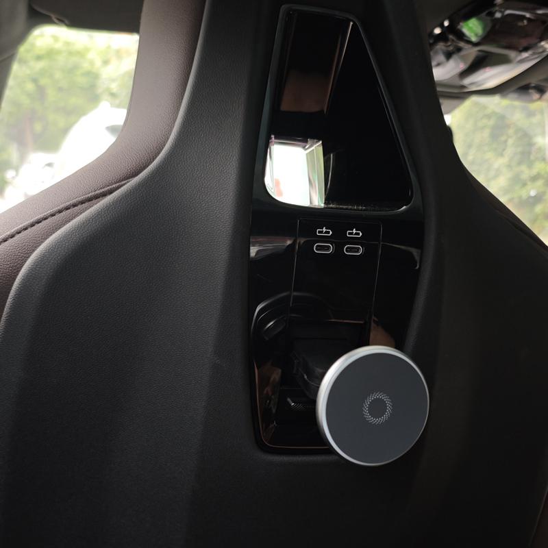 For BMW X3 X5 X6 IX I5 G45 G05 G60 2024 2025 Car Rear Seat Pad Phone Magnetic Holder Stand Accessories Trim