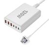 Портативная зарядная станция USB мощностью 120 Вт с 6 портами, 3 Type C PD и 3 USB A для одновременной зарядки телефонов, планшетов и других устройств