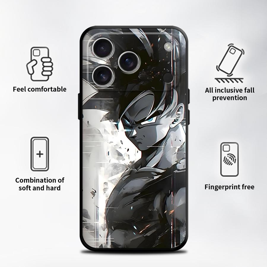Чехол для телефона Funda для Apple iPhone 17 Pro Max 11 XR XS MAX 14 Air 16 13 12 15 Pro 7 8 D-ragonS B-allS GokuS