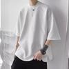 Summer Short Sleeve T-shirt Men Retro Oversized T Shirt Men Streetwear Hip Hop Loose Round Neck Tshirt Mens Top M-3XL