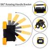 20W COB Outdoor USB Rechargeable Tent Emergency Floodlight with Rotating Handle