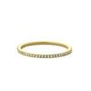 Women's Jewelry Micro Pave Cz Zircon Crystal Wedding Band Eternity Stacking Ring Fashion 1.0mm Rose Gold Anniversary Band