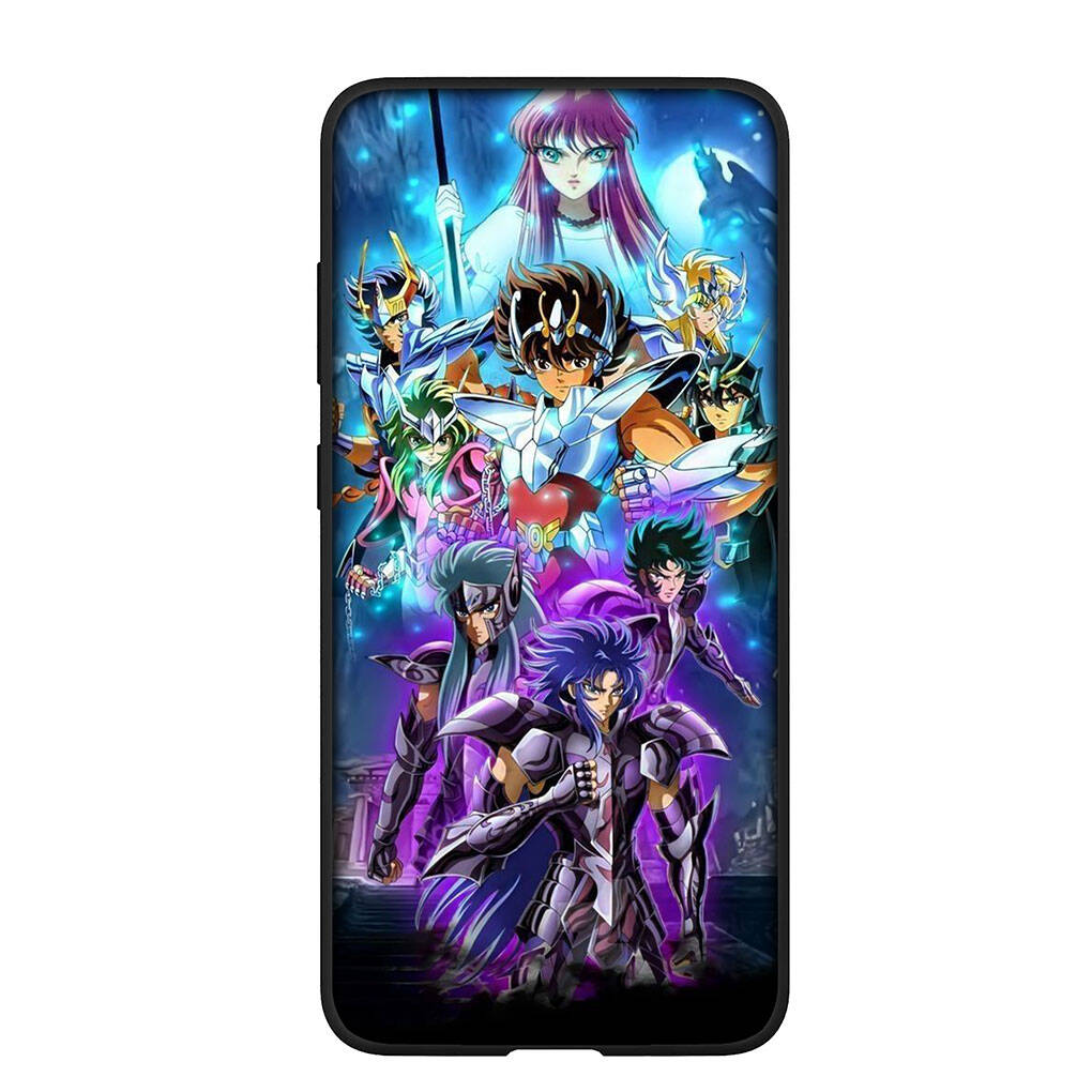 Phone Case for Samsung Galaxy S25 S23 S22 S24 Ultra FE A05 A06 A15 A16 A36 A37 A35 A54 A55 A56 A57 A25 A26 A53 A17 Silicone Saints Anime Seiyas Cover
