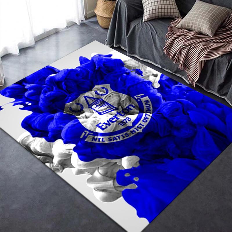 Новый ковер Everton FC 2025 для гостиной, спальни, дома, дивана, игровая коврик для детей, нескользящий напольный коврик 41