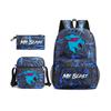 (цвет) Мистер Бист Кот Молния Наборы из 3 шт. Рюкзак Mochila Детские Вместительные Сумки