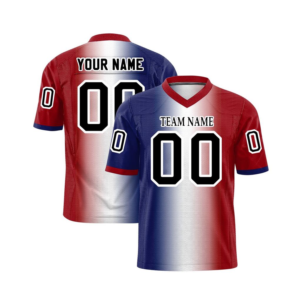 Custom Football Jerseys Personalized Printed Team Name & Number Sports Uniform For Men Women Youth