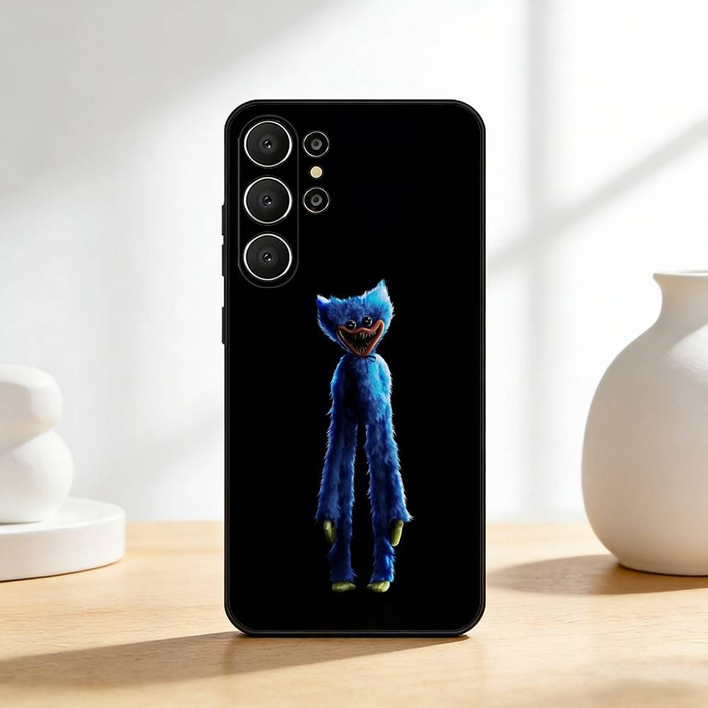 Игровой чехол для телефона H-huggy W-Wuggy для Samsung S26, S25, 24, 23, 22, 30, 21, 10, 9, Ultra, Plus, Lite, FE Мягкий черный чехол