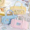 Embroidery Cartoon Pencil Case Creative Multi-layer Stationery Bag  Stationery Storage