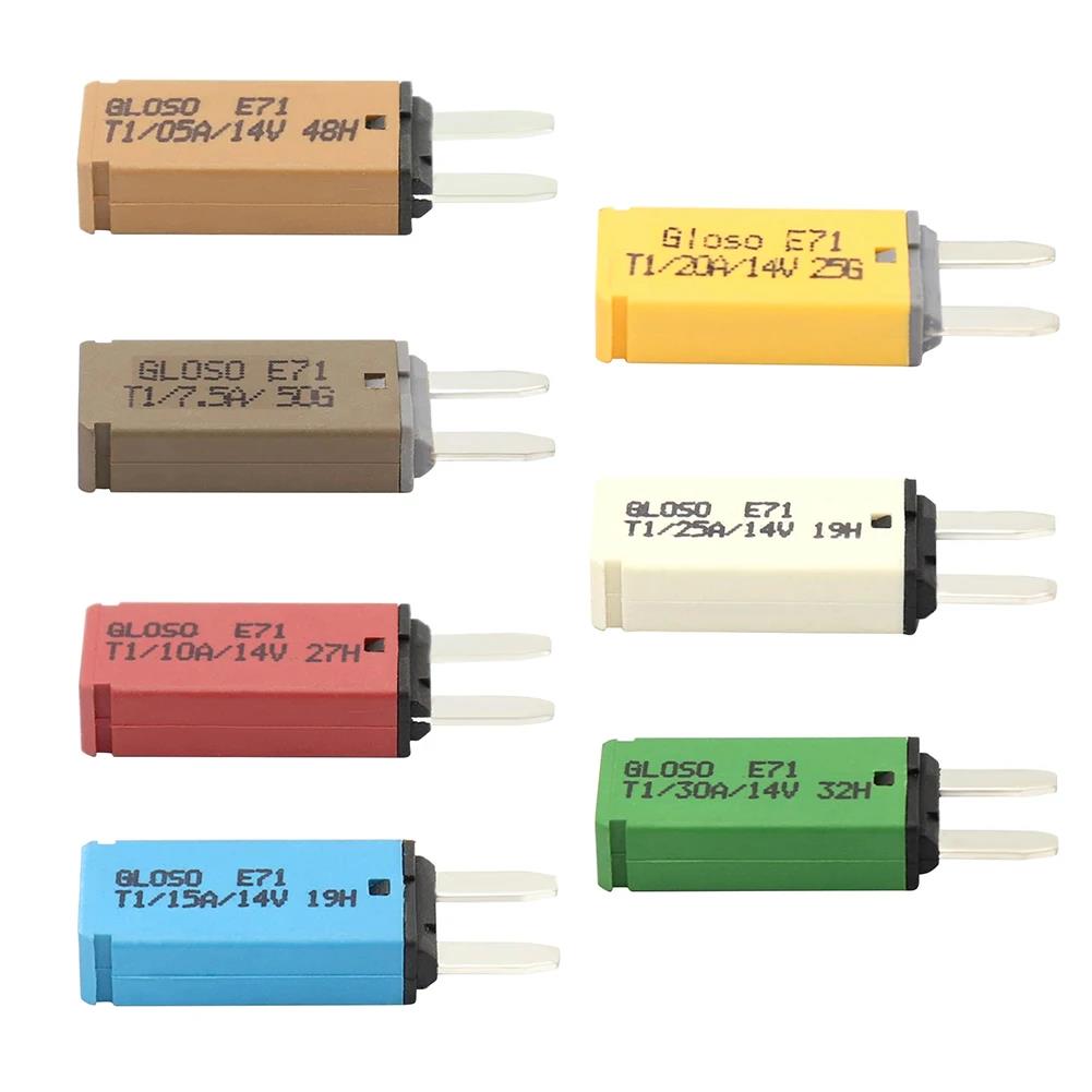 DC14/32V 5A-30A Automatic Reset Mini ATM Circuit Breaker Blade Fuse With Automatic Recovery for Car Motorcycle Truck Boat Marine Fuses4