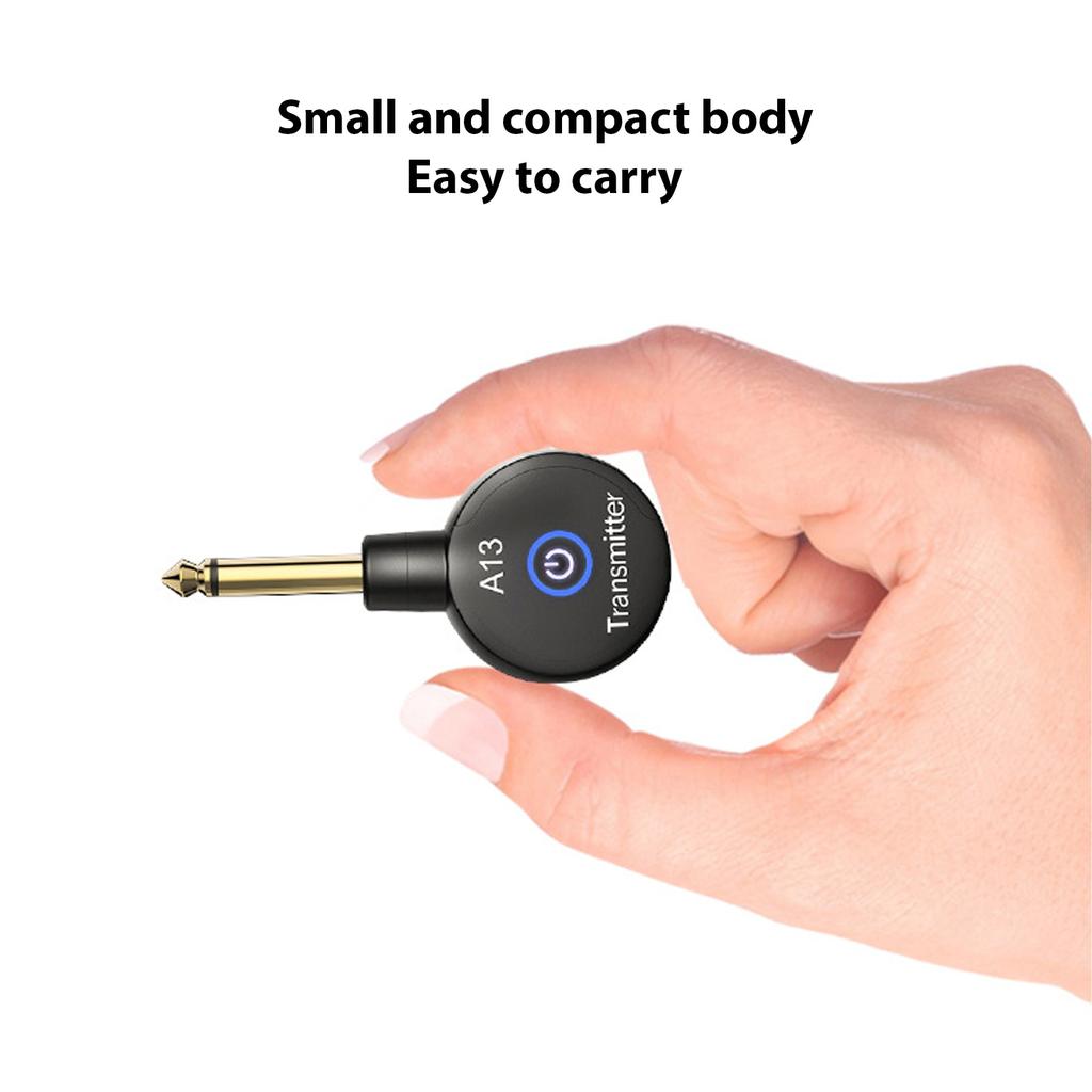 2.4G беспроводная гитарная система перезаряжаемый портативный гитарный передатчик приемник набор двойной режим