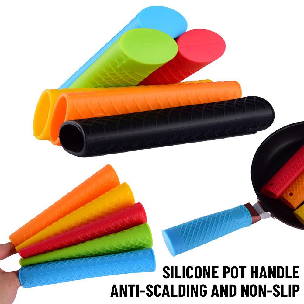 New Kitchen Tools Non-Slip Pot Pan Handles Sleeve Slip Cover Grip Silicone Holder Saucepan Handle