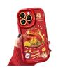 Подходит для Apple 15pro Чехол для мобильного телефона iPhone 14plus Dragon Year Lucky Bag Patch 12/11 Puff Soft Shell 13 Women