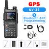 Baofeng UV26 Walkie Talkie GPS Multi Band Bluetooth Programming Recording Wirless Copy Frequency Type-C Long Range Two Way Radio