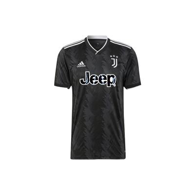 Мужские футбольные майки с короткими рукавами Juventus Fan Edition с узорным принтом, черные HD2015