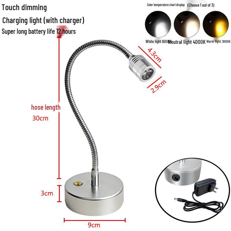 Tri-Color Touch Dimming Jewelry Display Light