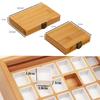 with Lid Watercolor Box Empty Bamboo Paint Storage Box New Paint Palette  Painting Art Supplies