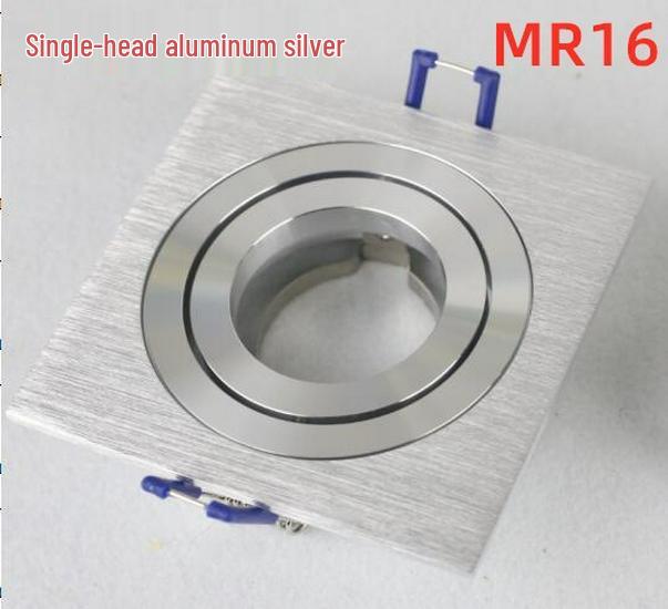 Brushed Nickel GU10 MR16 LED Ceiling Spotlight Brackets