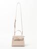 BEAMS LIFE STORE by BEAMS Leather Flap Bag, Women's, Beige, One Size