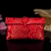 Year of the Horse Silk Brocade Red Envelopes with Hot Stamping Embroidery for Weddings and New Year