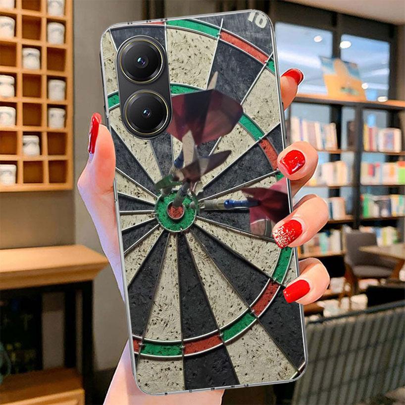 Darts Aesthetics Wire Target Phone Case For Xiaomi Poco F7 Ultra X7 X6 X5 Pro M7 Redmi 15C 15 13C 13 12C 12 10C 10 9A 9C 9T 9 Sh