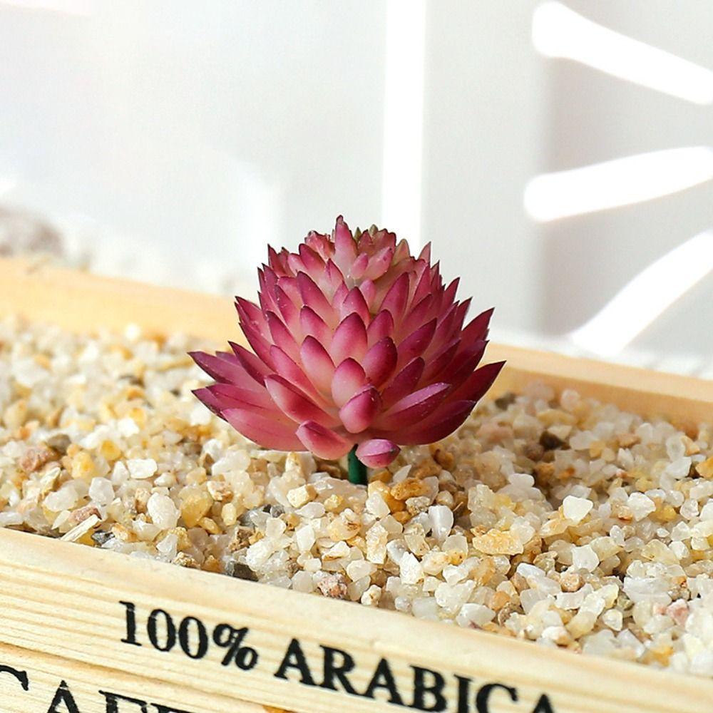 2 шт. Сделай сам Искусственные Суккуленты Мини Имитация Цветочных Растений Сад