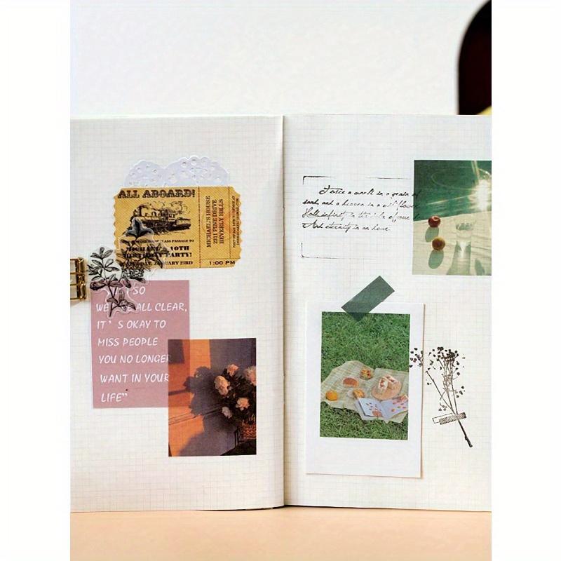 1 шт. Случайная доставка Японская бумажная наклейка Блокнот, Ins стиль Свежий дневник Блок для заметок, 50 листов, Школьные принадлежности, Снова в школу