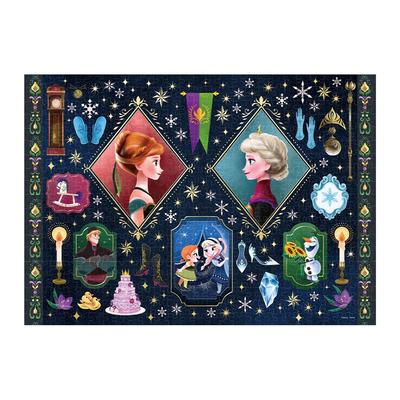Tenyo [Сделано в Японии] Пазл из 500 деталей в стиле золочения Disney Frozen Драгоценные воспоминания (35x49см) D-500-648 Поставляется с клеем, шпателем и