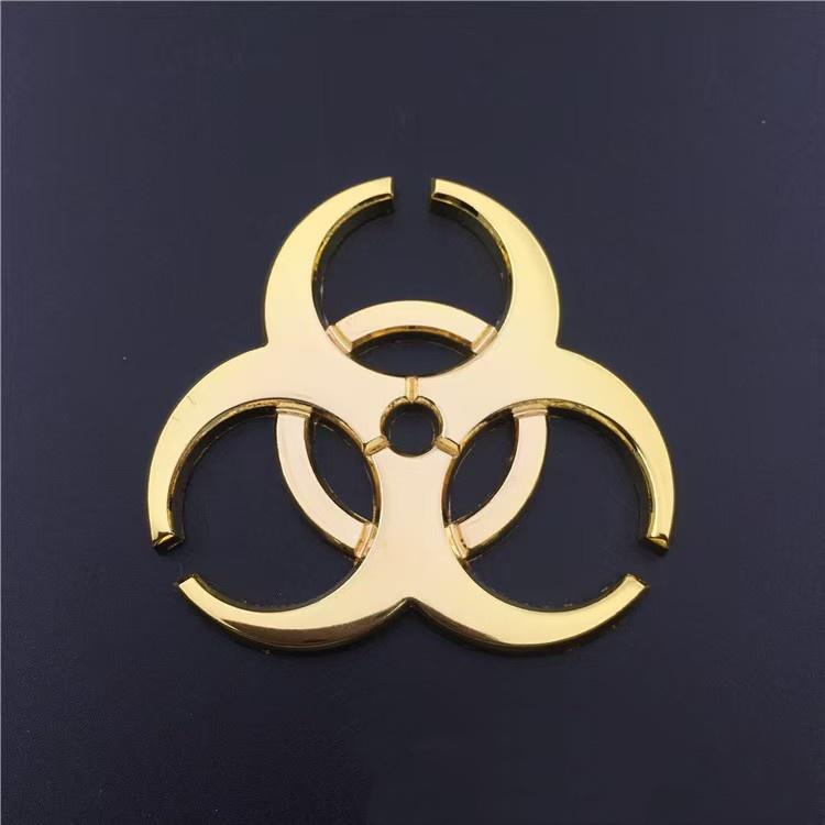 Наклейка на автомобиль с логотипом Biohazard, значок на крыло, эмблема на багажник, для внедорожника, грузовика, спортивного автомобиля, гоночного автомобиля, мотоцикла