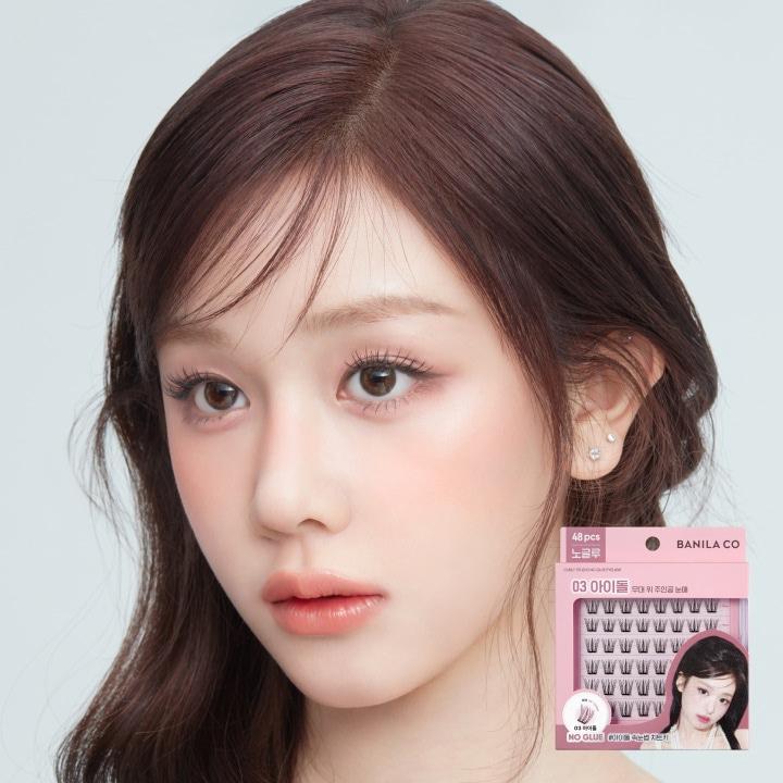 BANILA CO Curly Studio Самоклеящиеся пучки ресниц 03 Idol – Объемные накладные ресницы без клея