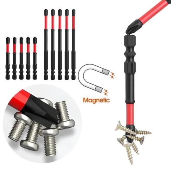 Набор ударных бит для электриков 4/10 шт. 65 мм 110 мм Шлицевые головки 45661 Дюйм