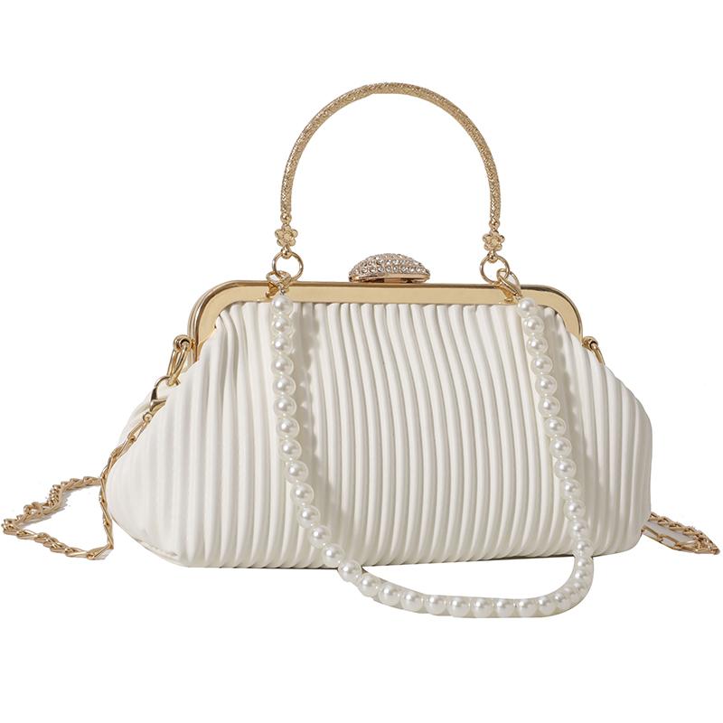 Роскошная кожаная PU вечерняя сумочка для женщин банкетная вечеринка блестящая сумка свадебный клатч на цепочке через плечо женственная мода