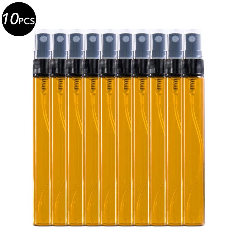 5/10 шт. 2 мл, 3 мл, 5 мл, 10 мл, мини-портативный флакон для духов, спрей, многоразовый косметический образец, стеклянный флакон для розлива, пустой контейнер