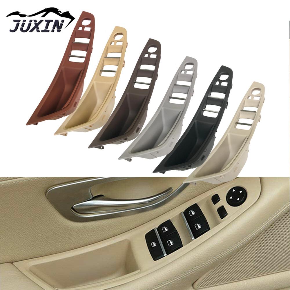 LHD Front Left Inner Door Panel Handle Pull Trim Window Switch Panel Fit For BMW F10 F11 520i 528i