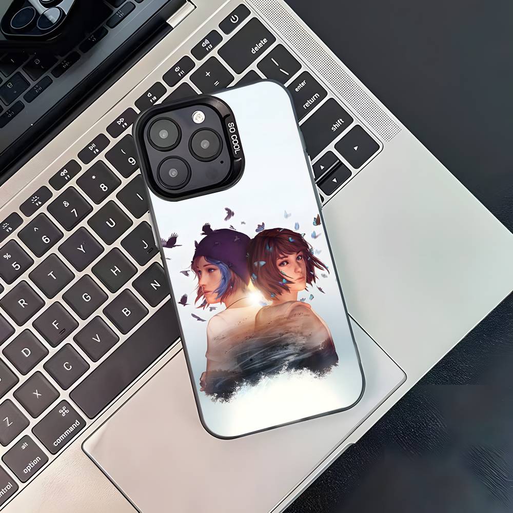 Игра Life Is Strange для iPhone 17,16,15,14,13,12,11,Pro,MAX,Plus Черный Ударопрочный Конфетный Матовый Чехол