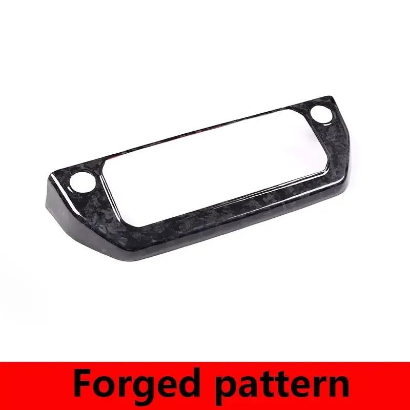 Для Land Rover Defender 90 110 130 20-25 Накладка на кнопку режима кондиционера центральной консоли из настоящего углеродного волокна Автоаксессуары