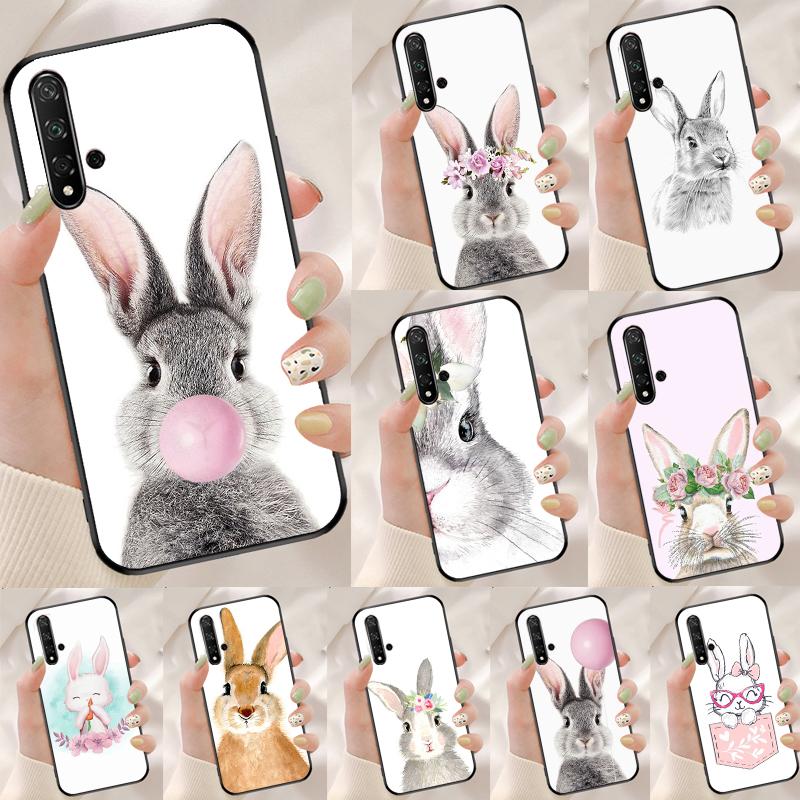 Милый Кролик Для Huawei Nova 12s 12i 11i 7i 8i 9 10 SE Y91 Y90 Y60 Y70 Y72 Y61 P60 Pro P30 P40 Lite Чехол