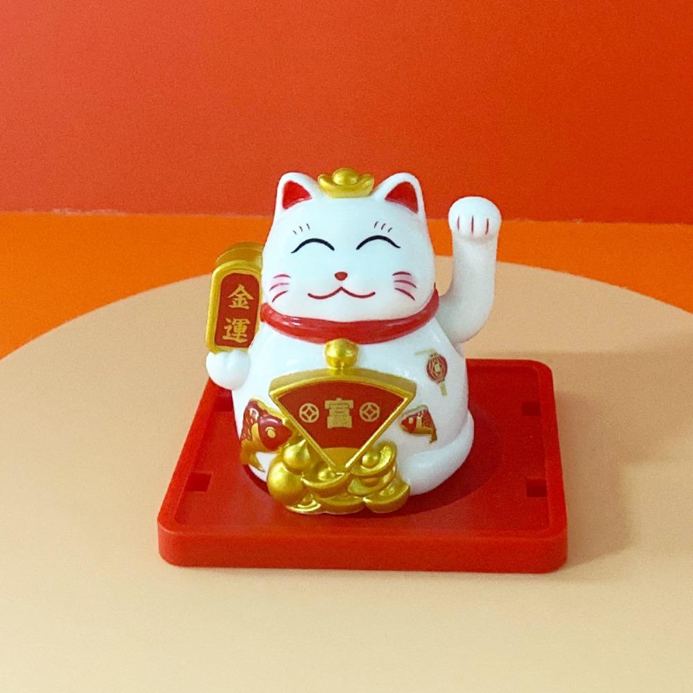 Милые украшения для автомобиля Японская машущая рука Счастливый кот Подарки Авто Интерьер Украшения Офис