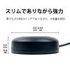 Compact wireless speaker with 4M 8ohm 1W mini clear sound adhesive perfect for tight spaces GSP-01 cable, 3.5mm jack, output, size, quality, back,