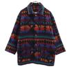 NEW GIRLS GENERATION 80s 90s Old Native Pattern Coat M Black and Others Women Used