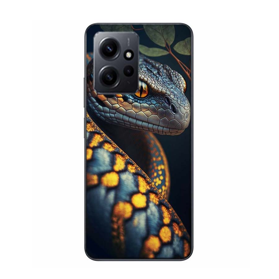 Чехол для телефона «Лесные гадюки и питоны» для Redmi 12 13C 12C 15C 9 10 10C Note 13 Pro Plus 14 15 Pro 9T 9C 9A TPU Мягкая прозрачная крышка