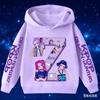 Женские худи K-Pop Охотники на демонов Худи Свитшот с капюшоном с буквами от A до Z Осенний спортивный костюм Худи Спортивная одежда Мужской пуловер Одежда