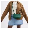 COACH Teri 25 Logo Zip Closure Calfskin Crossbody Shoulder Bag Medium Women's Emerald