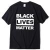 Футболка BLACK LIVES MATTER для мужчин, с коротким рукавом, летняя