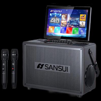 Портативная караоке-акустическая система SANSUI E2S с дисплеем, штекер CN (адаптер в комплекте)