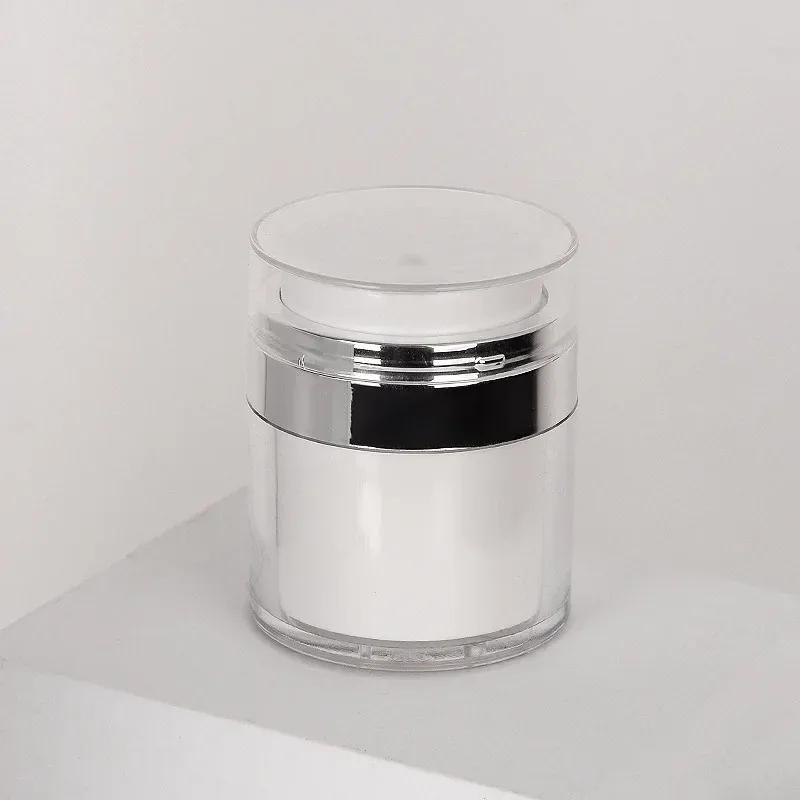 1 шт. 15/30/50 г безвоздушная банка с помпой пустая акриловая бутылка для крема многоразовый косметический контейнер простой в использовании портативные дорожные инструменты для макияжа