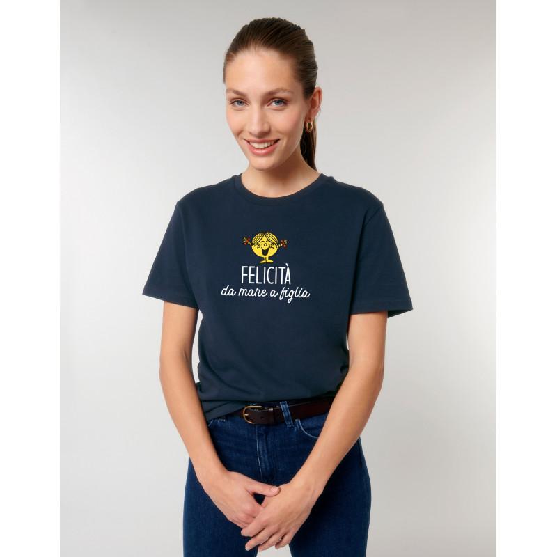 Женская футболка - СЧАСТЬЕ ОТ МАМА ДОЧКЕ ИТ