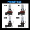 2 шт. H8 H11 светодиодная лампа 9005 HB3 9006 HB4 противотуманные фары Canbus Mini 60 Вт 20000LM 6500K CSP для автомобиля белая 12 В авто диодная лампа
