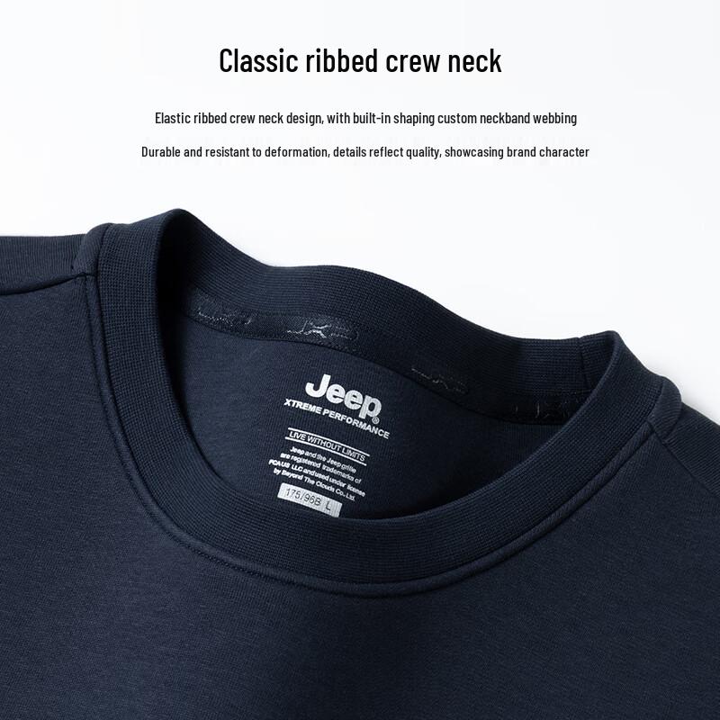 JEEP Men's Thermal Crewneck Sweatshirt