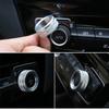 Car Air Conditioning Knobs Audio Circle Trim Fit For BMW F30 F34 F20 F21 F46 X1 F48 X2 F47 F32 F33 F36 1 2 3 Series